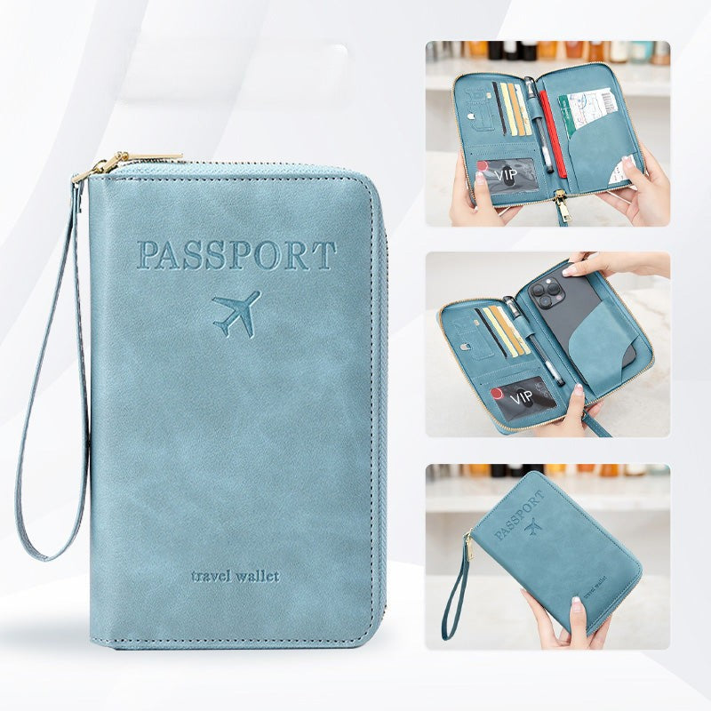 🧳Les indispensables du voyage en 2025✈️Portefeuille multifonctionnel pour passeport RFID👛