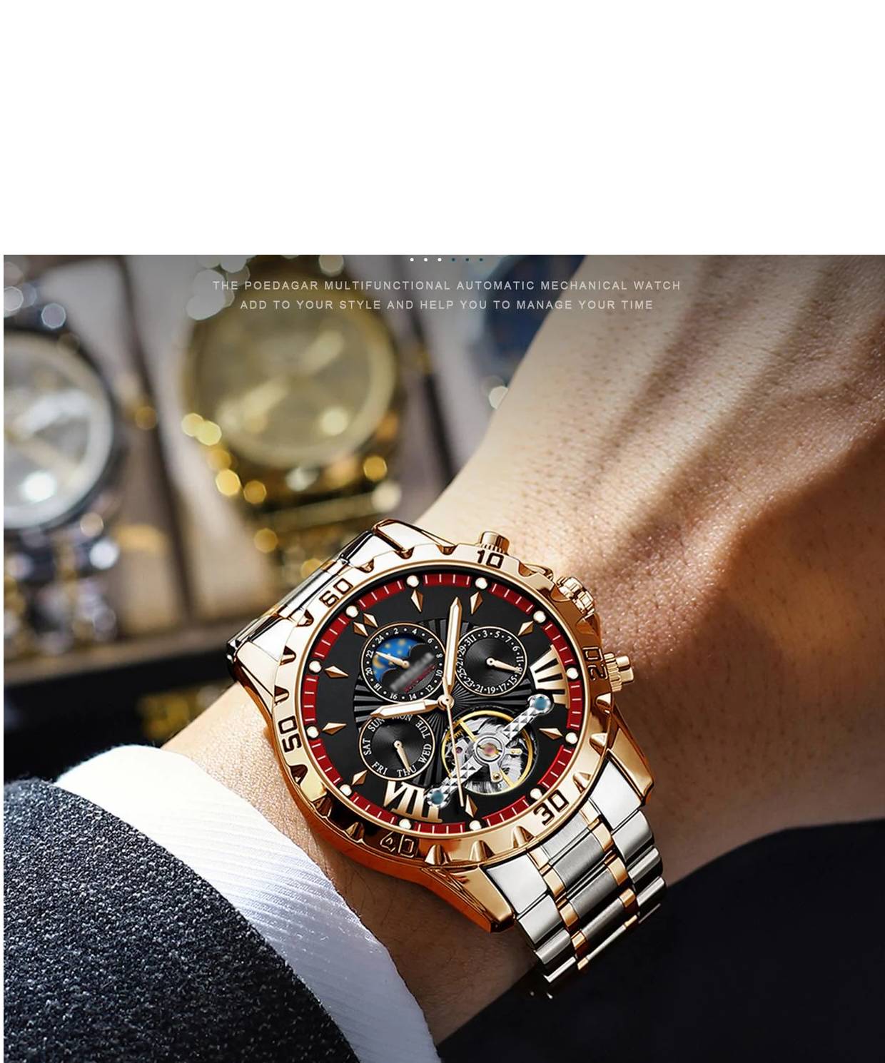 ⌚💧Montres mécaniques automatiques étanches - Nouvelle marque suisse