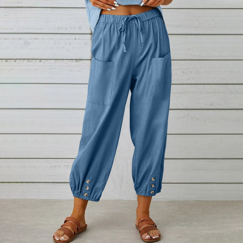 ⏳Spécial à durée limitée⏰Pantalon ample droit à jambe large pour femmes👖