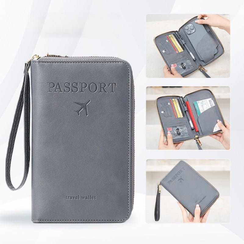 🧳Les indispensables du voyage en 2025✈️Portefeuille multifonctionnel pour passeport RFID👛