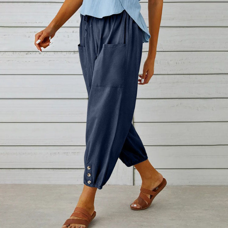 ⏳Spécial à durée limitée⏰Pantalon ample droit à jambe large pour femmes👖