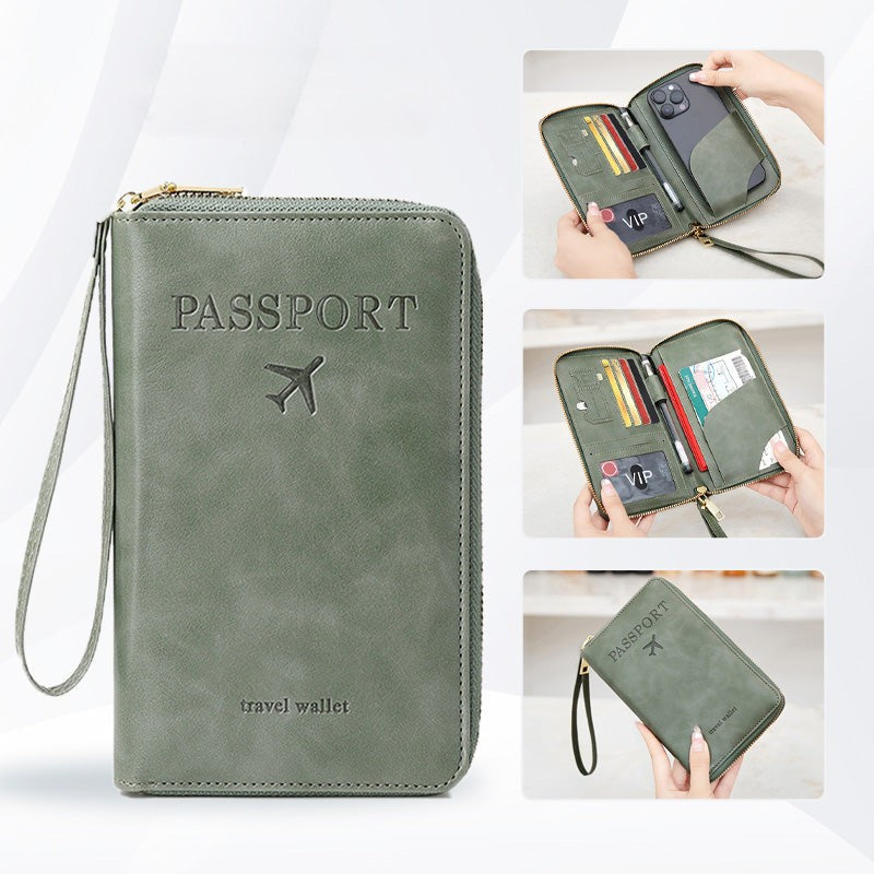 🧳Les indispensables du voyage en 2025✈️Portefeuille multifonctionnel pour passeport RFID👛
