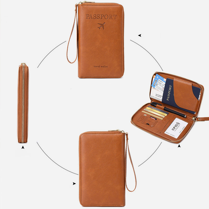 🧳Les indispensables du voyage en 2025✈️Portefeuille multifonctionnel pour passeport RFID👛