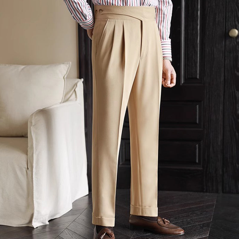 ⏳Spécial à durée limitée⏰Pantalon de costume décontracté vintage pour hommes👖