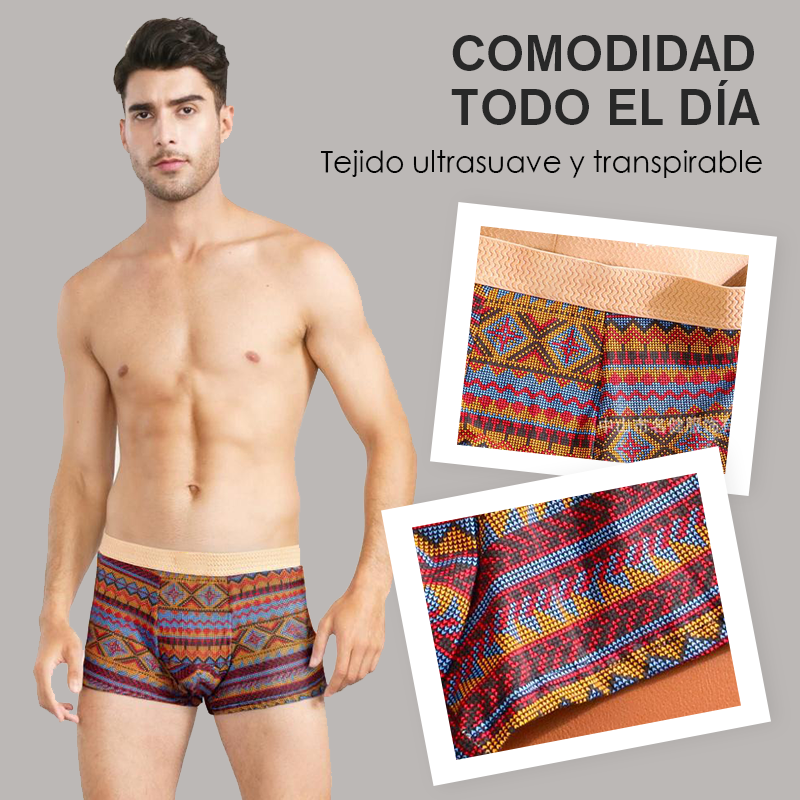 ⏳Spécial à durée limitée⏰Sous-vêtements homme confortables à motifs colorés🩳