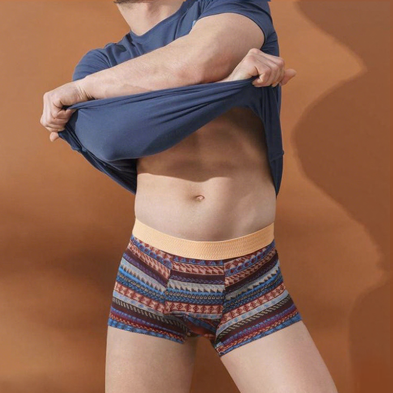 ⏳Spécial à durée limitée⏰Sous-vêtements homme confortables à motifs colorés🩳
