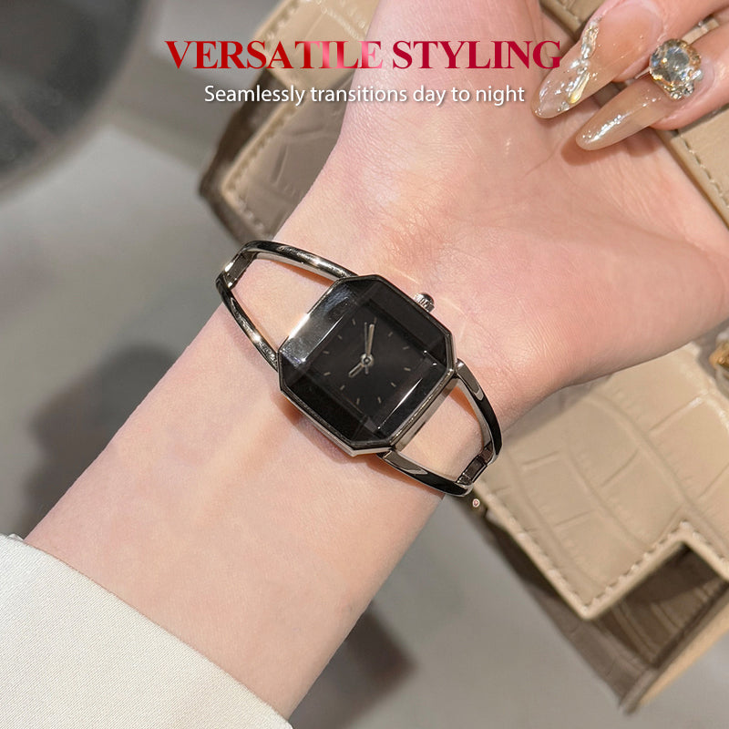 ⏳Spécial à durée limitée⏰Montre quartz minimaliste à cadran carré⌚