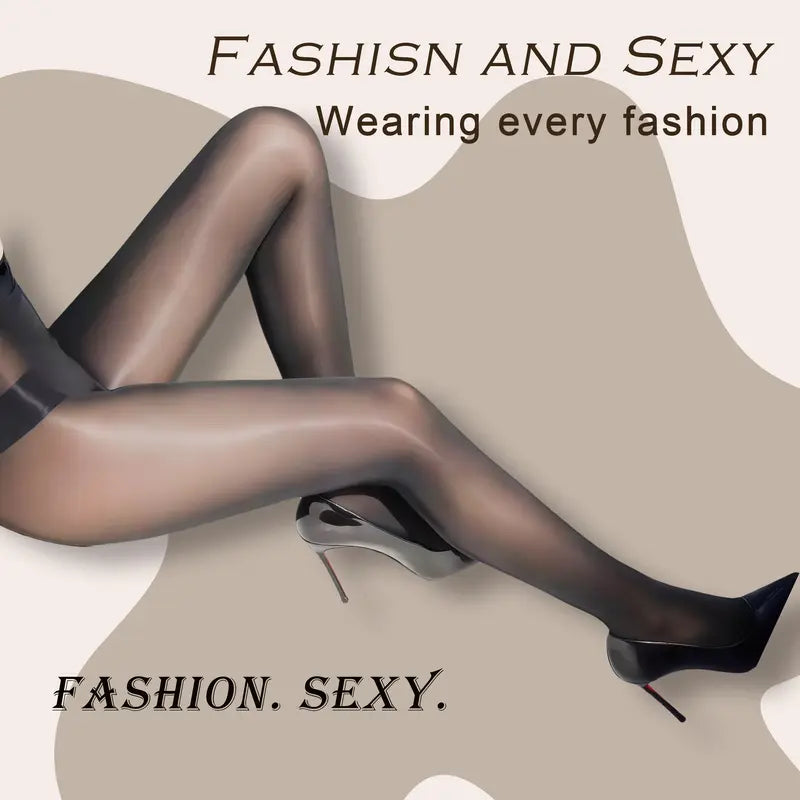 💜Achetez 2 Obtenez 1 Gratuit💜Collants transparents brillants pour femmes