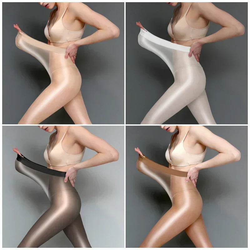 💜Achetez 2 Obtenez 1 Gratuit💜Collants transparents brillants pour femmes