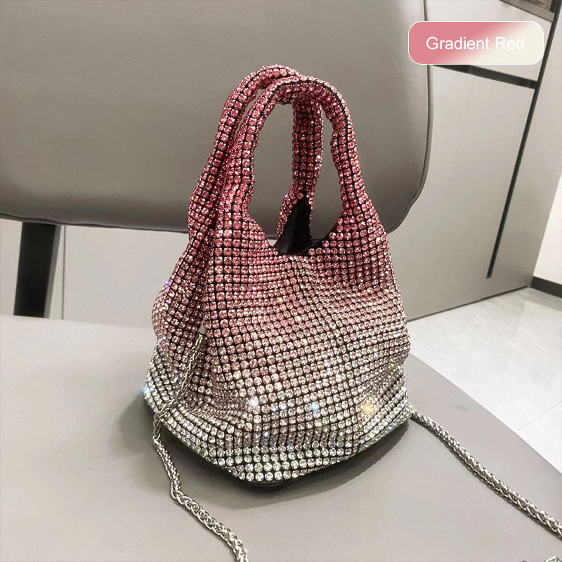 ⏳Spécial à durée limitée⏰Sac à main femme en strass de type bucket💎