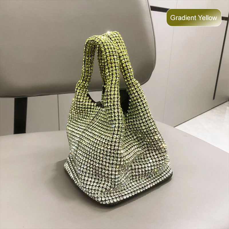 ⏳Spécial à durée limitée⏰Sac à main femme en strass de type bucket💎