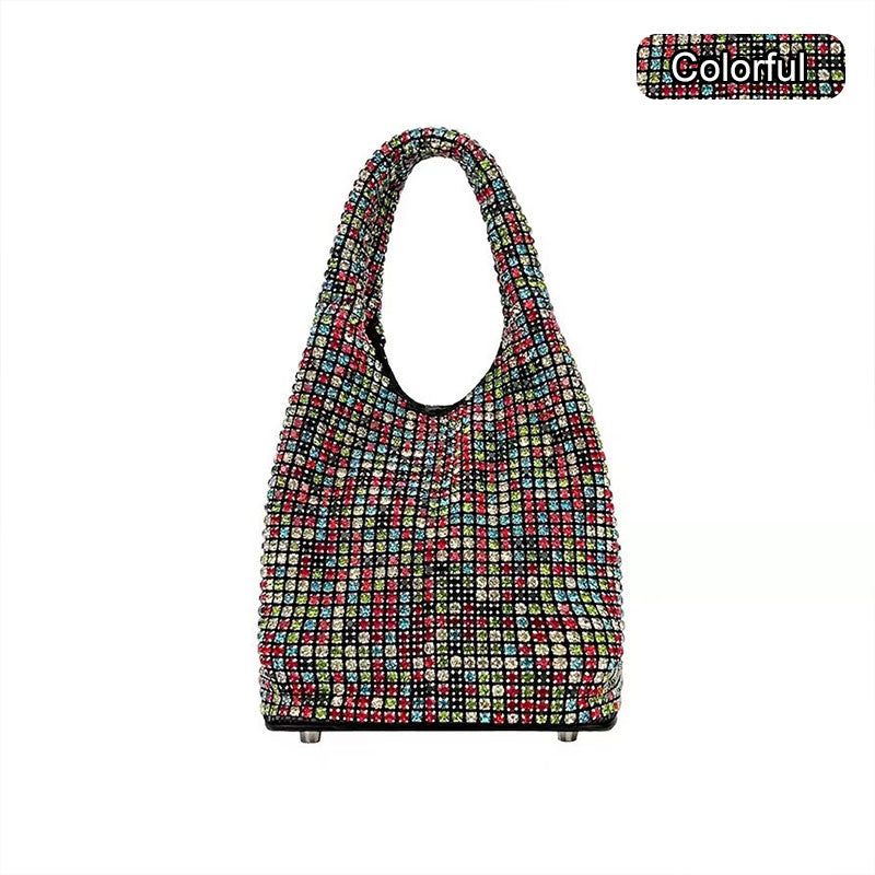 ⏳Spécial à durée limitée⏰Sac à main femme en strass de type bucket💎