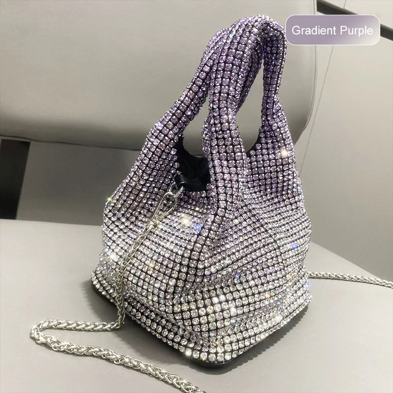 ⏳Spécial à durée limitée⏰Sac à main femme en strass de type bucket💎
