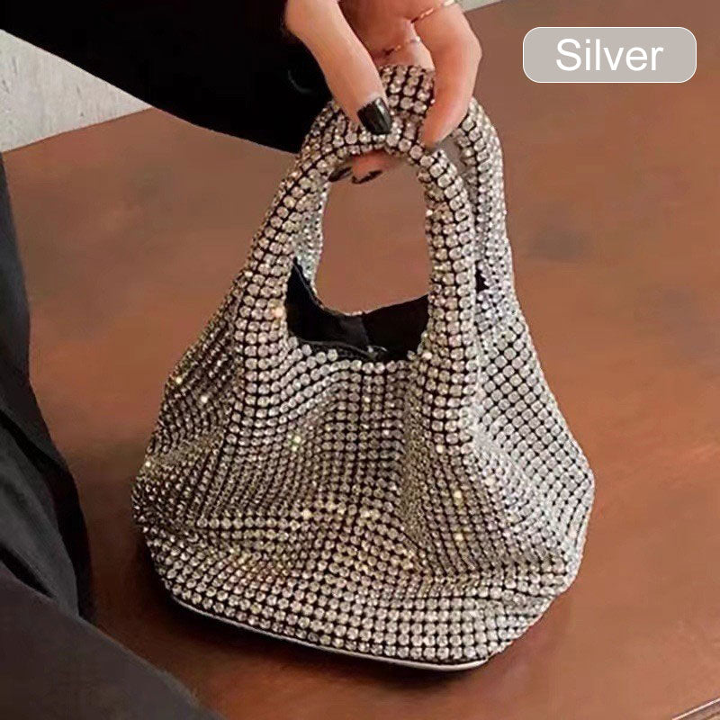⏳Spécial à durée limitée⏰Sac à main femme en strass de type bucket💎