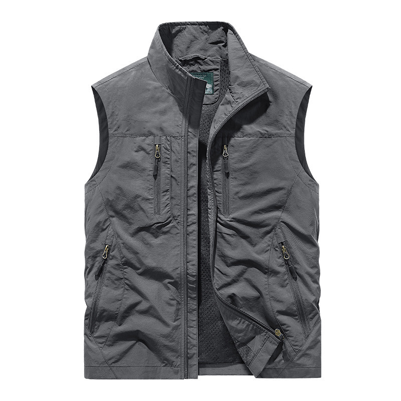 ⏳Spécial à durée limitée⏰Veste sans manches oversize pour homme avec poches🧥👕