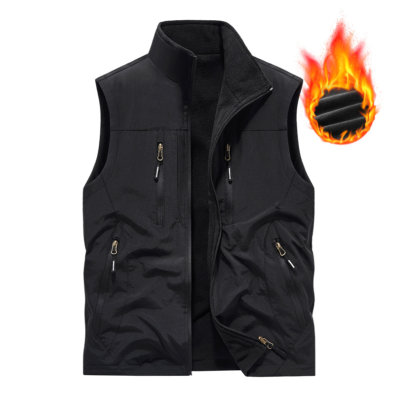 ⏳Spécial à durée limitée⏰Veste sans manches oversize pour homme avec poches🧥👕