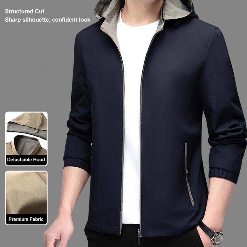 ⏳Spécial à durée limitée⏰Veste légère décontractée à fermeture éclair pour homme👔