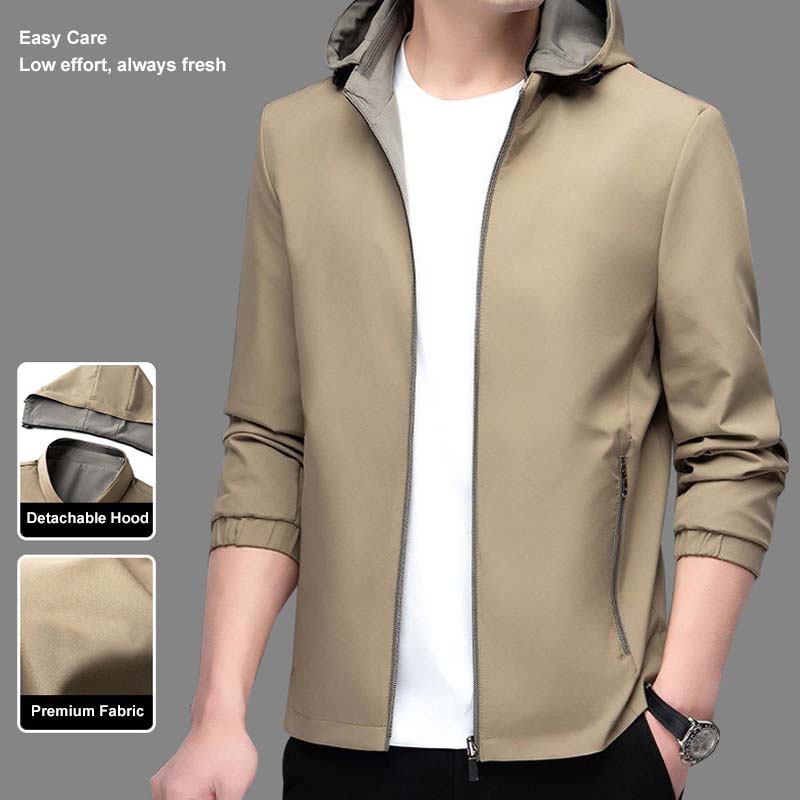 ⏳Spécial à durée limitée⏰Veste légère décontractée à fermeture éclair pour homme👔