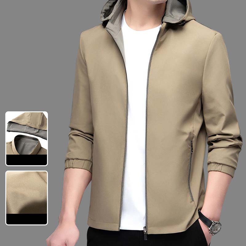 ⏳Spécial à durée limitée⏰Veste légère décontractée à fermeture éclair pour homme👔