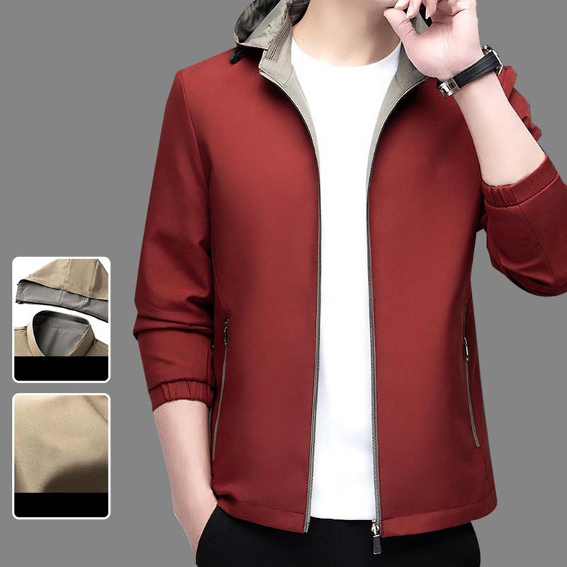 ⏳Spécial à durée limitée⏰Veste légère décontractée à fermeture éclair pour homme👔