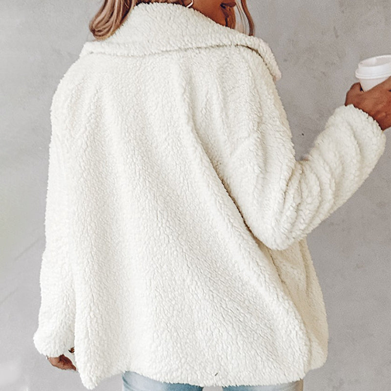 ⏳Spécial à durée limitée⏰Manteau doudou à bordure léopard🧥