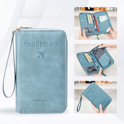 🧳Les indispensables du voyage en 2025✈️Portefeuille multifonctionnel pour passeport RFID👛