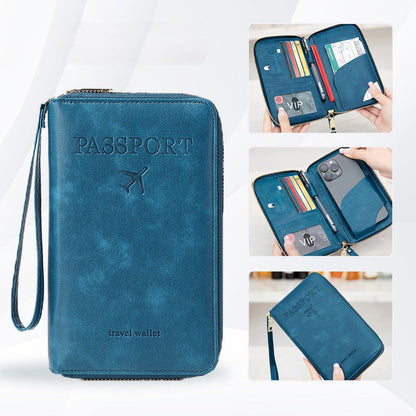 🧳Les indispensables du voyage en 2025✈️Portefeuille multifonctionnel pour passeport RFID👛
