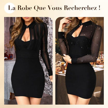 Robe Sexy Moulante à Découpes