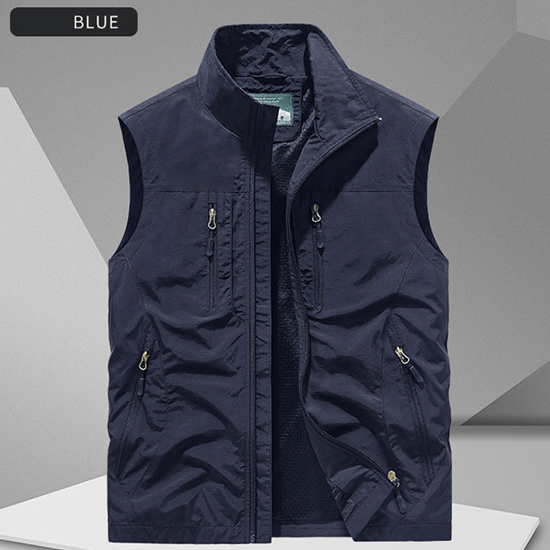 ⏳Spécial à durée limitée⏰Veste sans manches oversize pour homme avec poches🧥👕