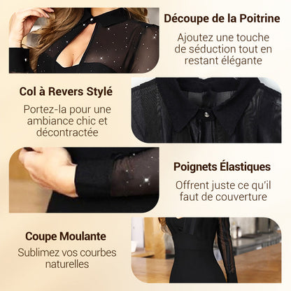 Robe Sexy Moulante à Découpes