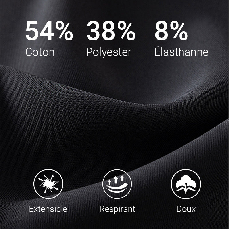 ⏳Spécial à durée limitée⏰Manches longues et pantalon à col rond (Ensemble 2 pièces)