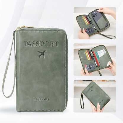 🧳Les indispensables du voyage en 2025✈️Portefeuille multifonctionnel pour passeport RFID👛