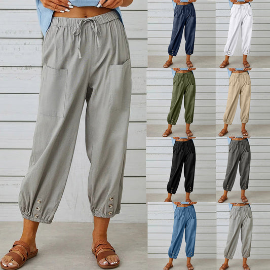 ⏳Spécial à durée limitée⏰Pantalon ample droit à jambe large pour femmes👖
