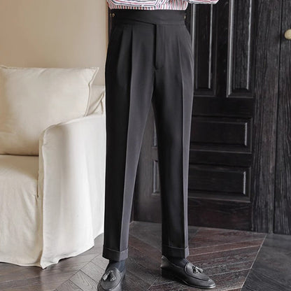 ⏳Spécial à durée limitée⏰Pantalon de costume décontracté vintage pour hommes👖