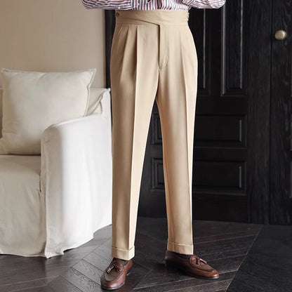 ⏳Spécial à durée limitée⏰Pantalon de costume décontracté vintage pour hommes👖