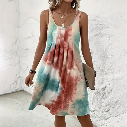 🎨Élégance Fluide : Un Dégradé de Liberté-Women's Stylish Sleeveless Dress
