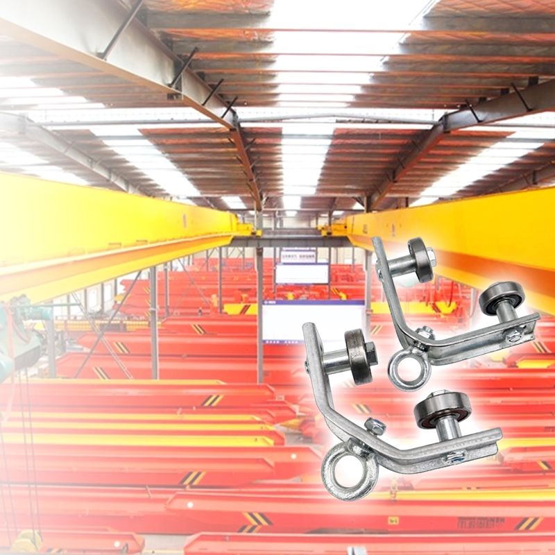 Pousbo® Poulie robuste en fer à angle très résistante