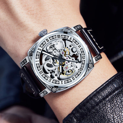 ⌚Montre mécanique gravée multifonctionnelle