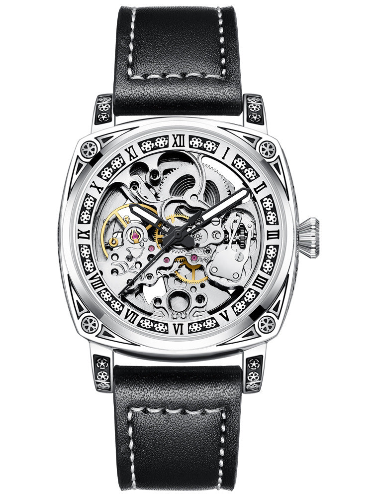 ⌚Montre mécanique gravée multifonctionnelle