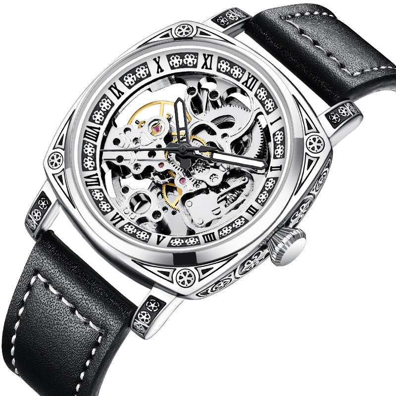 ⌚Montre mécanique gravée multifonctionnelle