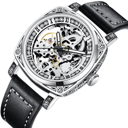 ⌚Montre mécanique gravée multifonctionnelle