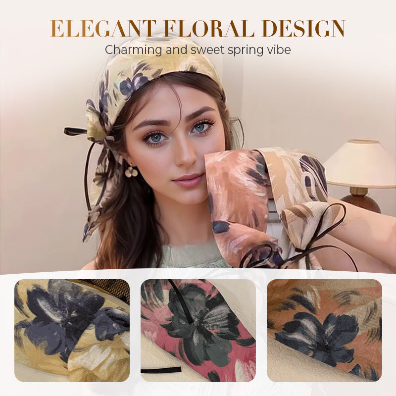 ⏳Spécial à durée limitée⏰Bandeau à cheveux à larges bords avec fleurs