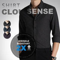 ⏳Spécial à durée limitée⏰Chemise légère et respirante à rayures pour homme👔