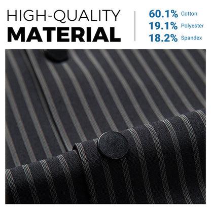 ⏳Spécial à durée limitée⏰Chemise légère et respirante à rayures pour homme👔