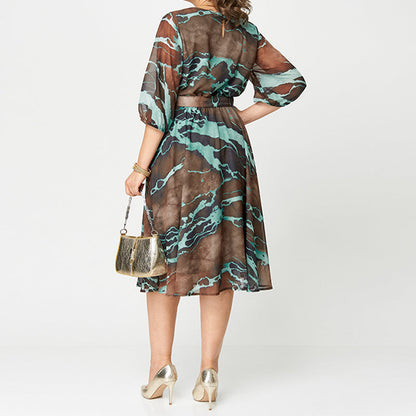 ⏳Spécial à durée limitée⏰Robe élégante en mousseline👗