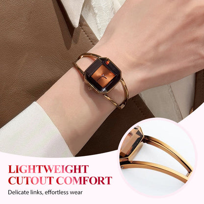 ⏳Spécial à durée limitée⏰Montre quartz minimaliste à cadran carré⌚