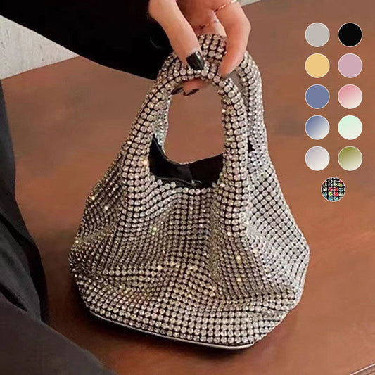 ⏳Spécial à durée limitée⏰Sac à main femme en strass de type bucket💎
