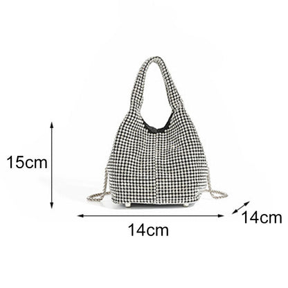 ⏳Spécial à durée limitée⏰Sac à main femme en strass de type bucket💎