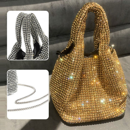 ⏳Spécial à durée limitée⏰Sac à main femme en strass de type bucket💎