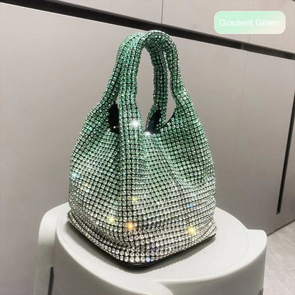 ⏳Spécial à durée limitée⏰Sac à main femme en strass de type bucket💎
